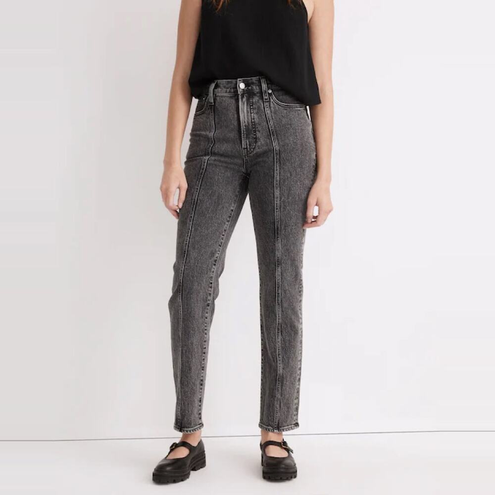Madewell The Perfect Vintage Straight Jeans Seamed Edition sz 25 Meaford Wash